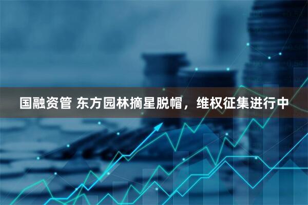 国融资管 东方园林摘星脱帽，维权征集进行中