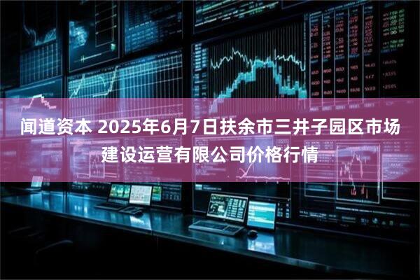 闻道资本 2025年6月7日扶余市三井子园区市场建设运营有限公司价格行情