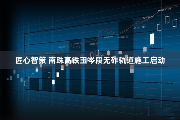 匠心智策 南珠高铁玉岑段无砟轨道施工启动