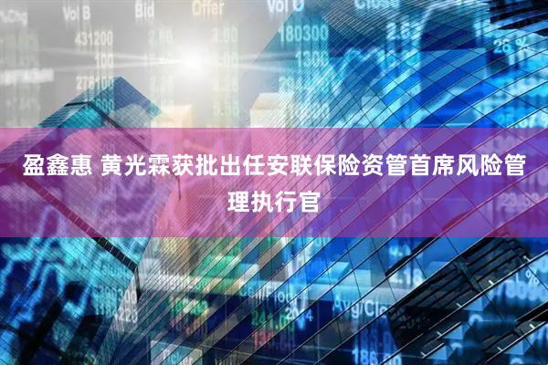 盈鑫惠 黄光霖获批出任安联保险资管首席风险管理执行官