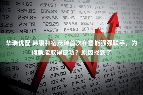华瑞优配 韩鹏和宿茂臻首次在鲁能强强联手，为何就能取得成功？原因找到了