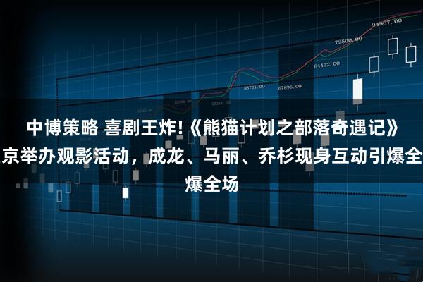 中博策略 喜剧王炸!《熊猫计划之部落奇遇记》在京举办观影活动，成龙、马丽、乔杉现身互动引爆全场